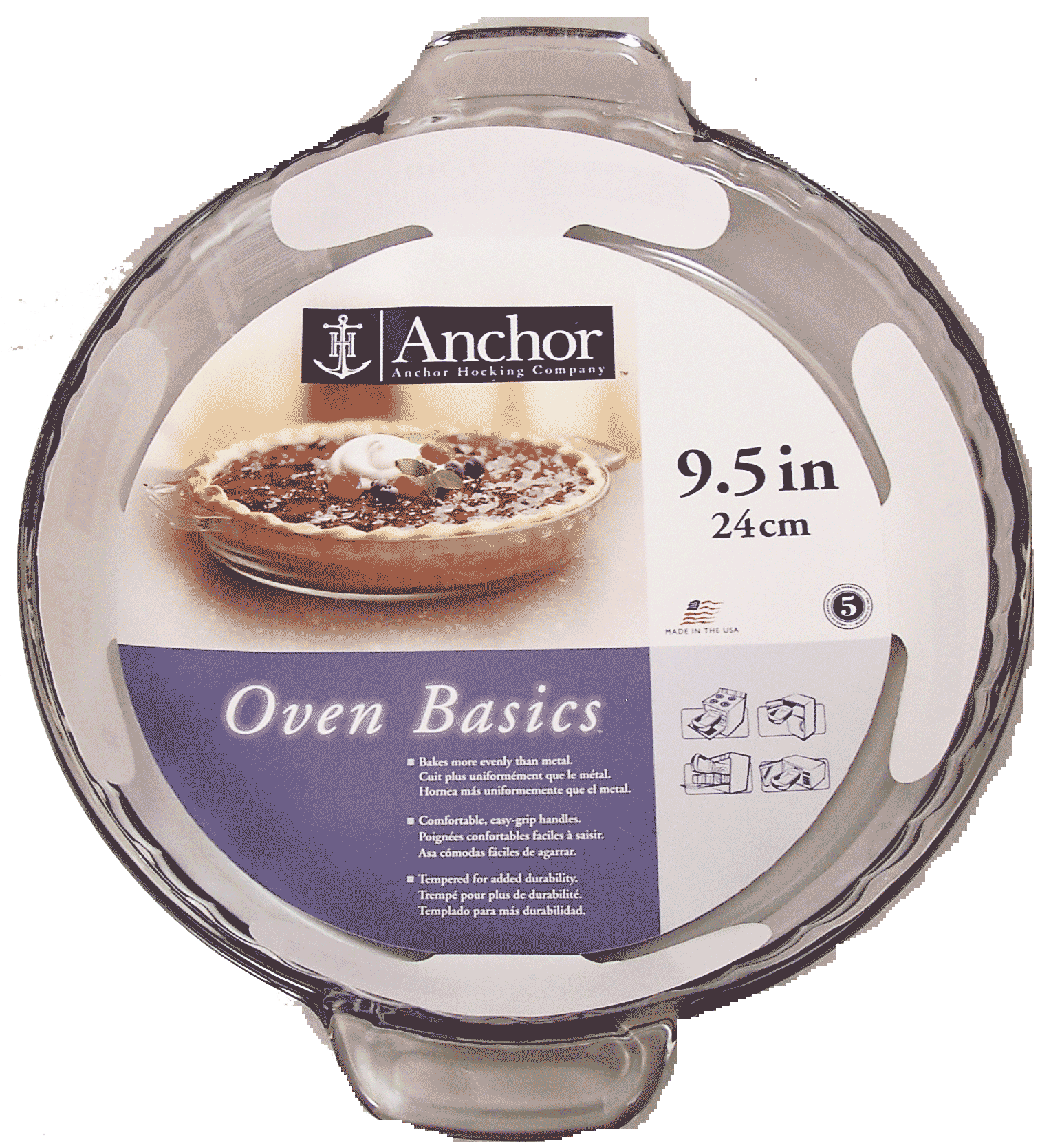 Anchor&nbsp;&nbsp;9.5in glass baking dish Full-Size Picture